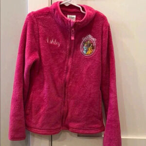 Pink fleece princess jacket - Ashley 7/8